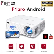 【🥇Full HD 1920P】FINTEX X5 Ultra 21000Lumens  1200ANSI AutoFocus Smart Projector With Wifi and Blueto