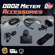 OTP OBD2 Meter Accessories Cable Mini USB Type C Suction Cup Holder