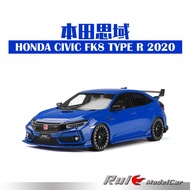 1: 18 OTTO Honda CIVIC CIVIC FK8 TYPE R MUGEN 2020 Simulation Car Model