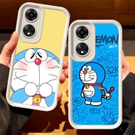 G-27 Doraemon Casing for OPPO Reno 13F A79 10 5G Black and white