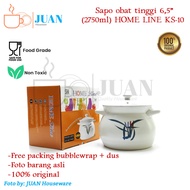HOMELINE Sapo high medicine ceramic white / ceramic medicine pot 2750 ml / claypot KS-10