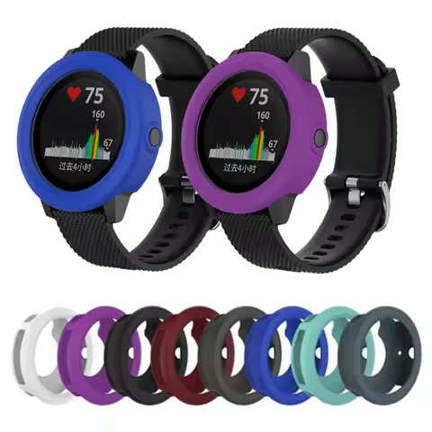 Silicone Case Protective Cover For Garmin Vivoactive3 Samrt Watch TPU Protector Frame For Garmin Viv