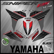 STRIPE MOTOR Yamaha LC135 V8 Fi SNIPER (11) (A-grade) CUSTOM STRIPE BODY STICKER (READY STOCK)