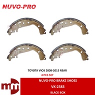NUVO PRO Brake Shoe for TOYOTA VIOS 2008-2015 REAR VK-2383