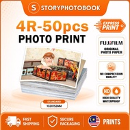 4R Photo Print 50pcs,Cuci Gambar 4R 50pcs Package (Fujifilm Photo Paper)