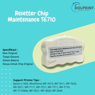 Epson T6710 Chip Resetter Maintenance Box T6711 Reset Wasting Pad Waste Ink Pad Printer L1455 New