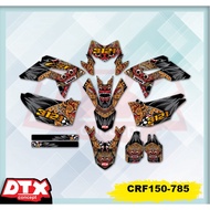 Decal crf150 full body decal crf150 decal crf150 supermoto motorcycle sticker crf150 cool motorcycle