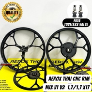 🔥100% AEROX THAI ORI ENKEI CNC SPORT RIM 17 inch 1.6/1.6-17 SPORT RIM AEROXTHAI NVX V1 V2 17inchi EG