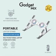 Gadget MIX Diginut SD-410 Laptop Stand With Cooling Fan/ Suitable For 10-18 Inch/ Foldable and Porta