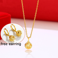 Gold 916 Original Malaysia Pendant Gold 916 Rantai Leher Emas Bangkok Cop 916 Gold Plated Indian Jew