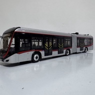 1: 42 Yutong Dual-Source Railless Tram Model Medium Transport Volume 71-Channel BRT Bus Bus Alloy Ca