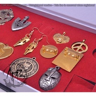 Jojo's Bizarre Adventure Women's Accessories Badge Necklace Set