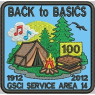 ADVENTURE PATCH EMBROIDERY LOGO BACK TO BASIC CAMP EMBROIDERY COMPUTER | ADV-286