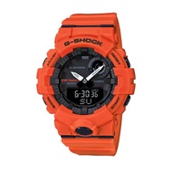 Casio G-Shock G-SQUAD Bluetooth® Urban Sports Themed Orange Red Resin Band Watch GBA800-4A GBA-800-4A