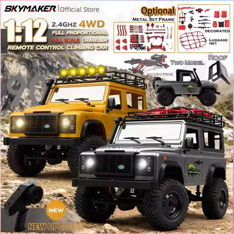 New MN99s v2 MN98 1:12 MN Model RTR Version RC Car 2.4G 4WD RC Rock Crawler Defender Remote Control 