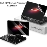 Paper Feel Soft PET Screen Protector HD/Matte Film For GPD Pocket4 Pocket 3 Smooth Anti-Fingerprints