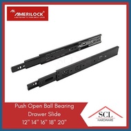 ❂ ∨ ◇ Amerilock Ball Bearing Drawer Slide (Push Open)