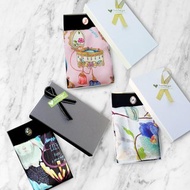 【客製化禮物】團購絲巾STEPHY 手繪設計絲巾連絲巾扣高貴禮盒