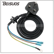 H05RN-F 3G1.0mm Kord Sambungan Kuasa Getah Palam UK dengan Palam Standard UK Ekor SR Fius