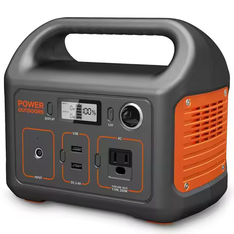 Jackery Portable Power Station Explorer 290, 290Wh Backup Lithium Battery, 110V/200W Pure Sine Wave 