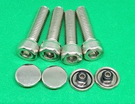 BAUT KLEM STANG RX KING RXS SCORPIO VIXION BYSSON L6 BAUT 12 LENGKAP TUTUP KLEM STANG CROM