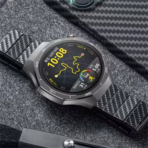 Carbon Fiber Strap For Huawei Watch GT 5 Pro 46mm GT5 GT4 GT3 GT2 GT Folding Buckle Bracelet For Hua