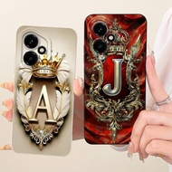 For Honor 400 Case DNY-NX9 Retro Letters Crown Soft Silicone Lens Protective Phone Cover For Honor 4
