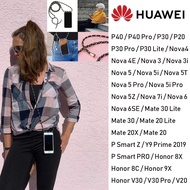 [ Big Sale ]  Huawei P40 / P40 Pro / P30 / P30 Pro / P30 Lite / Mate 30 / Mate 20 / Nova 3 / Nova 3i / Nova 5T / P20 / P20 Pro Crossbody Case