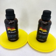 BỘ 2 CHAI LÀM MỚI VÀ PHỤC HỒI NHỰA ĐEN NHỰA NHÁM HIỆU AZ 50ml (AZ Plastic – Restore plastic 50ml)