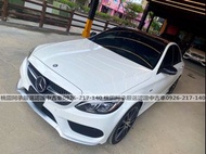 【FB搜尋桃園阿承】賓士 超人氣C43 23P AMG 2016年 3.0CC 白色 二手車 中古車