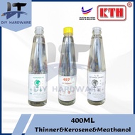 400ML KTH Thinner 457 / Kerosene（Turppentine）/ Methanol（Spirit）