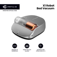 CREATULIZE X1 Robot Bed Vacuum Cleaner - Grey Color