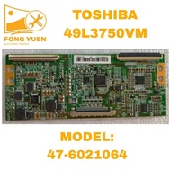 TOSHIBA TV TCON BOARD OR RIBBON  49L3750VM