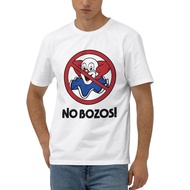 No Bozos The Clown Logo Regular Anniversary Tshirts For Men