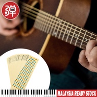 Beginner Musical Decal Guitar Scales Stickers Guitar Note Sticker Guitar Chord Stickers Accessories