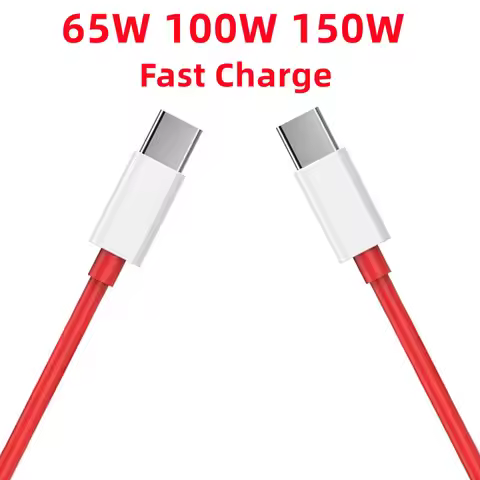 1m 1.5m 2m 65W 100W 150W SuperVOOC USB-C to C Fast Charge Cable For OnePlus 10 Pro 11 12 13 Nord 2T 