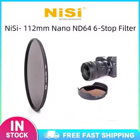 NiSi 112mm ND64 1.8 Density Filter for Nikon Z 14-24mm f/2.8 S, Infrared Protection Reduces Red Cast