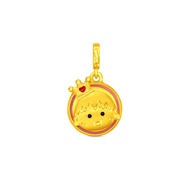 CHOW TAI FOOK 周大福 Chibi Maruko Chan 999 Gold Charm - Crown Maruko R33296
