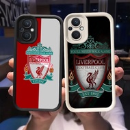 O-74 fc-liverpool football fc Casing for OPPO Reno 8Z 7 8 7Z Lite 5G Black and White