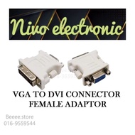 VGA TO DVI CONNECTOR FEMALE ADAPTOR CONNECTOR DVI CONVERTER DVI TO VGA