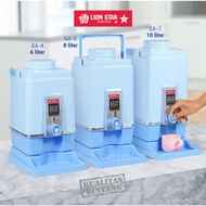 PLASTIC TAP WATER DISPENSER/ DRINK JAR KELLY BOTTLE 5 LT SA-6/ 6 LT SA-4/ 8 LT SA-5/ 10 LT SA-7 LION