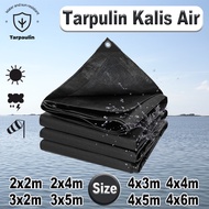 【COD】Black Canvas waterproof 2*3*4*5*6m Canopy 20x20 Canves tebal Truck tarpaulin Tarpaulin heavy du