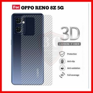 SKIN CARBON OPPO RENO 8Z 5G - ANTI GORES BELAKANG OPPO RENO 8Z 5G