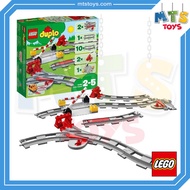 Blocks เลโก้ **MTS Toys**Lego 10882 Duplo  : Train Tracks เลโก้แท้