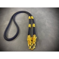 Black Dragon Head Pattern Necklace Amulet rope buckle Amulet rope Amulet rope Amulet Necklace rope b