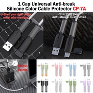 Silicone Cable Protector Protector Anti-Bend Cable Charger Type C USB Type C Lightning CP-7A CP-7B
