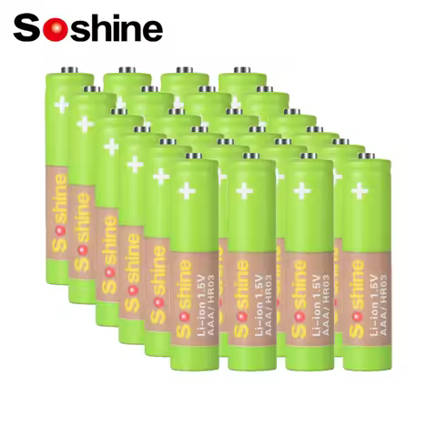 Soshine AAA 1100mWh 1.5V li ion Rechargeable Battery 1.5v Aaa Lithium Li-ion Batteries for 1.5V 3A 2