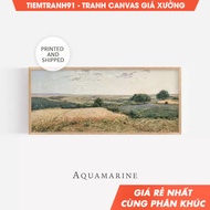 Tranh treo tường Landscape Print Horizontal Landscape Painting Canvas Wall Art Cottage Decor Living
