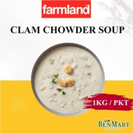 NEW [BenMart Frozen] Farmland Clam Chowder Soup 1L