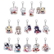 Anime Honkai Impact 3 Acrylic Keychain Figures Birthday Gifts